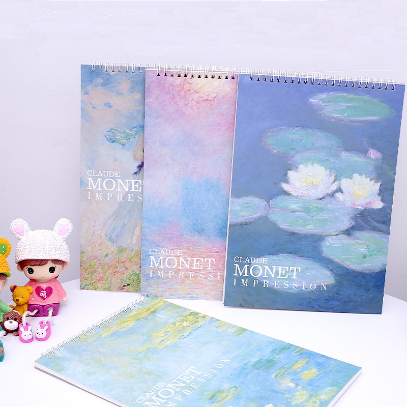 A4-Buntstift-Skizzenbuch