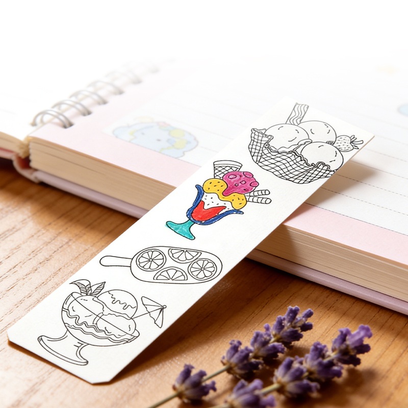 Hardback Watercolor Painting Book with Built-in Paint
