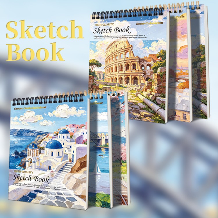 6-Pack Oil Painting Cover Sketchbooks
