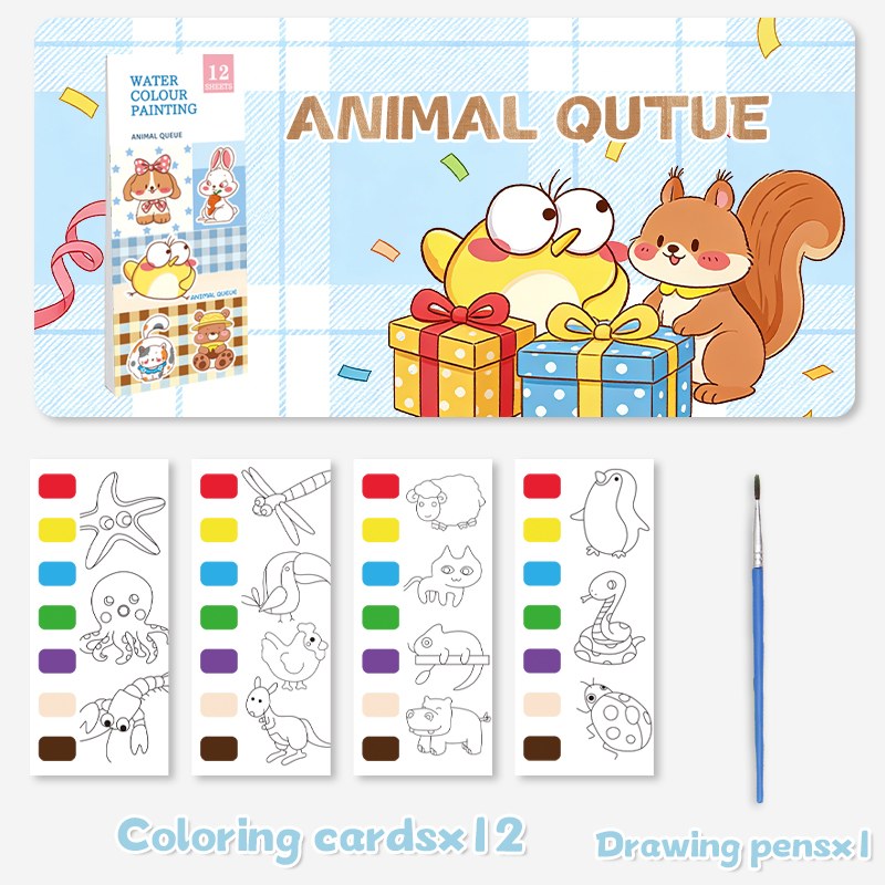 Aquarell-Malbuch für den Kindergarten