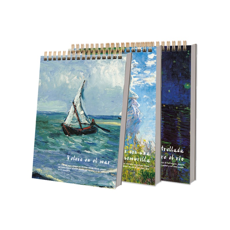 Monet-Gemälde-Cover-Skizzenbuch