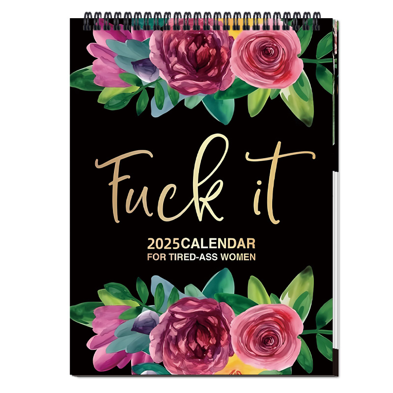 Abreißbarer Kalender aus dickem Papier